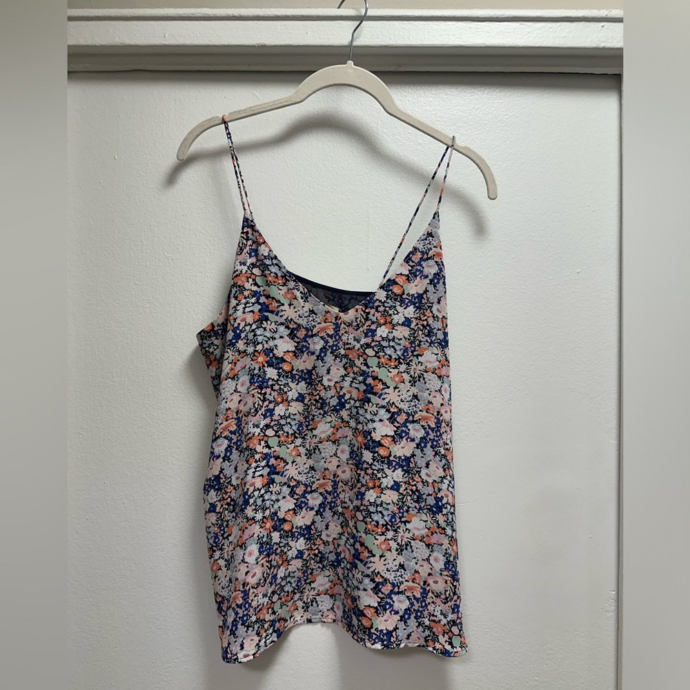 Loft Floral Strappy Cami in Size XS